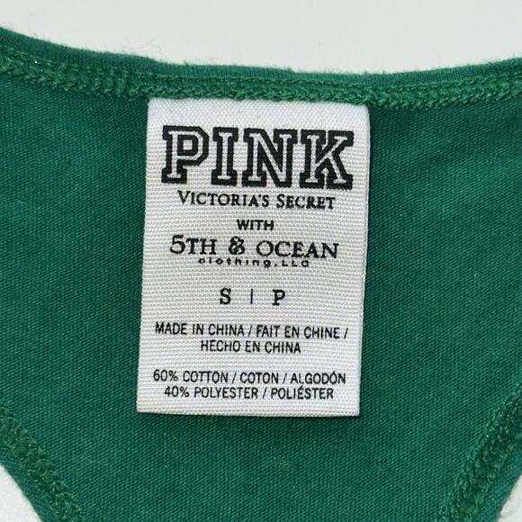 Women’s PINK Cincinnati Reds Tank Top Shake Your Shamrocks - Picture 3 of 4